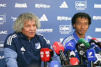 Presentación Juan Guillermo Cuadrado en Millonarios