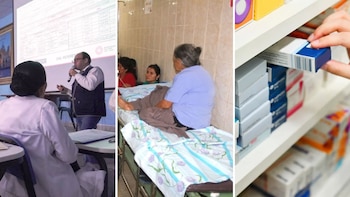 Falta de medicinas, pruebas sérums