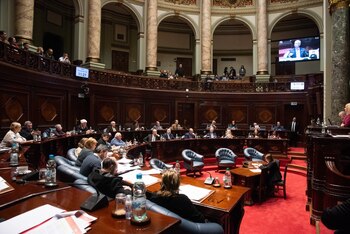 Una sesión extraordinaria del Senado