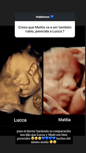 Mientras Gael, el hijo de Lina Tejeiro nació en septiembre, se espera que Mattia lo haga en el transcurso de octubre - crédito @laura_tobon/Instagram