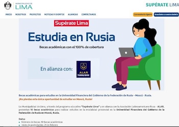 Diez becas a Rusia eran