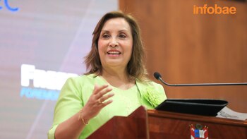 La presidenta Dina Ercilia Boluarte Zegarra participa en el evento organizado por Freeport-McMoRan sobre el empoderamiento de las mujeres. Foto: Presidencia del Perú