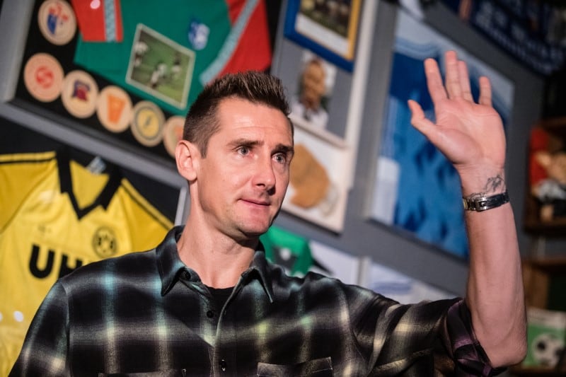 El ex futbolista alemán Miroslav Klose tiene 16 goles en la historia de los mundiales. (Matthias balk/dpa)