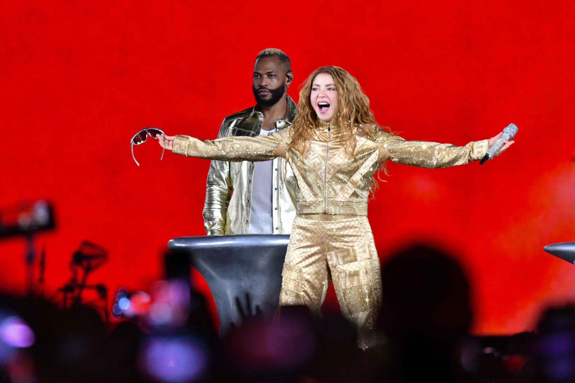CIUDAD DE MÉXICO, 01MARZO2026.- La cantante colombiana Shakira ofreció un concierto en el Zócalo capitalino como parte de su último concierto del tour “Las Mujeres ya no lloran World Tour”. FOTO: GRACIELA LÓPEZ/CUARTOSCURO.COM