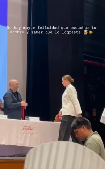 Melissa Lobatón inicia su camino como empresaria con Dolce Angela y emociona a Melissa Klug. Captura: TikTok.