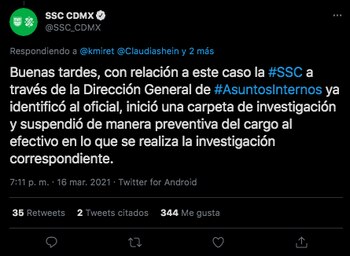 La denuncia surgió a partir