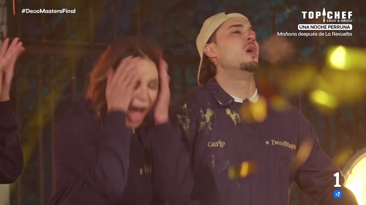 Mar Flores y Carlo Costanzia ganan la primera final de 'DecoMasters': “Estoy tan orgullosa de ti” - Infobae