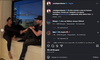 Monique Coleman le dedicó un mensaje a Corbin Bleu por su amistad a lo largo de casi dos décadas. (Instagram)