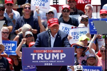 El eslógan de Donald Trump,