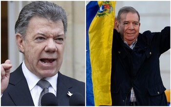 El expresidente Juan Manuel Santos