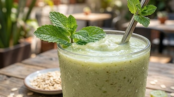 Licuado de uva y avena -México- 2 abril