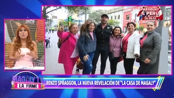 Renzo Spraggon, la nueva revelación de 'La Casa de Magaly'. (Captura: Magaly TV La Firme)