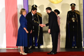 Reunión entre Laura Fernández, presidente de Costa Rica, y Nayib Bukele, presidente de El Salvador.