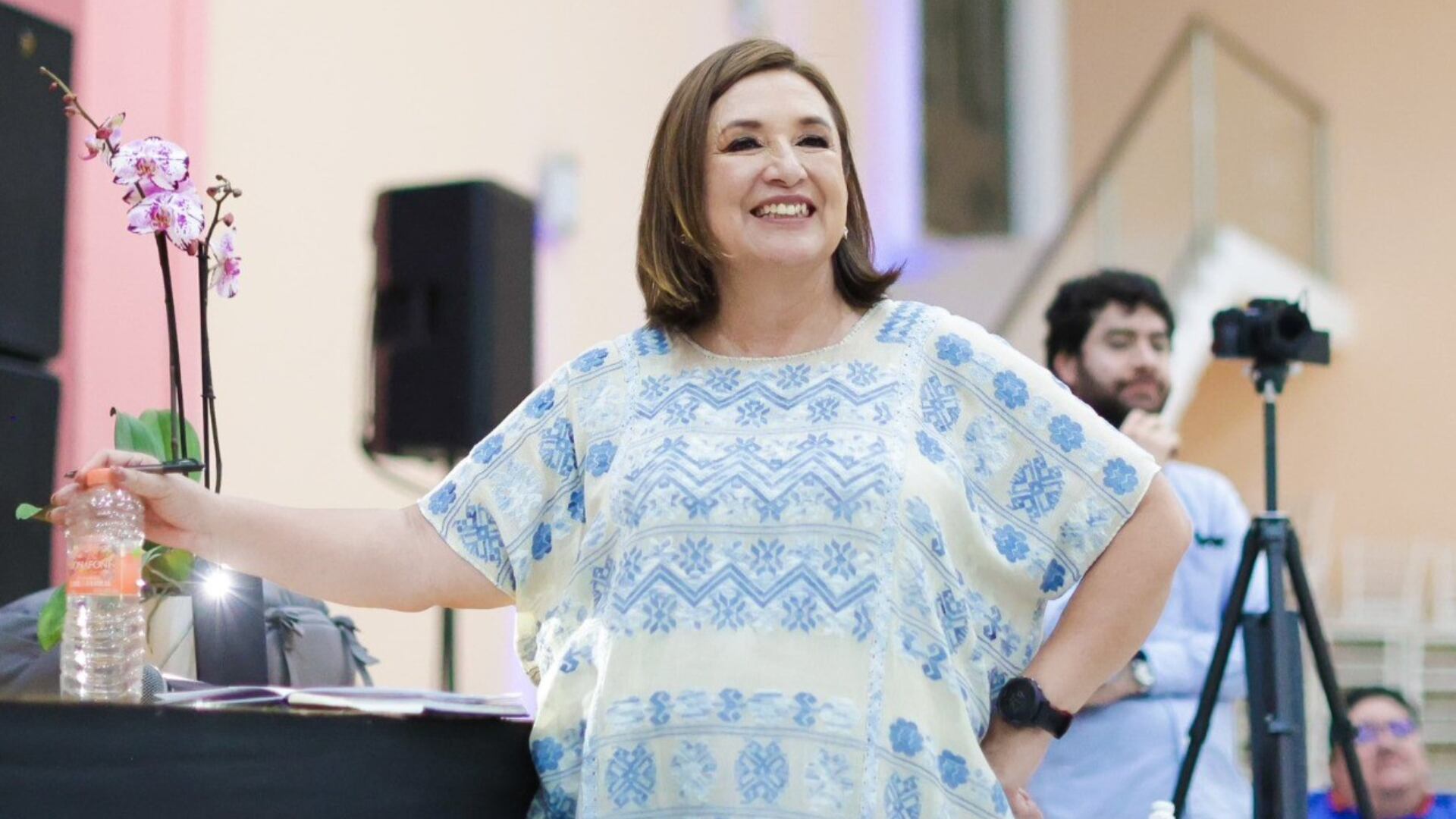 Xóchitl Gálvez condenó la xenofobia durante la protesta contra la gentrificación en Roma-Condesa. | Twitter Xóchitl Gálvez