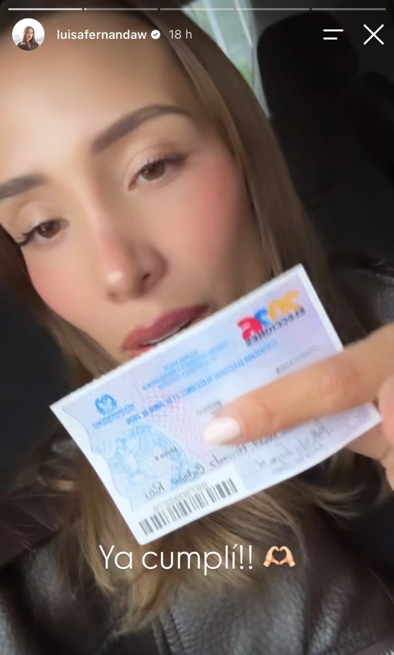 La creadora de contenido fue jurado de votación y compartió su experiencia desde México - crédito @luisafernandaw/IG