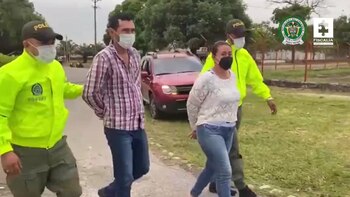 En una llamada quedó registrada