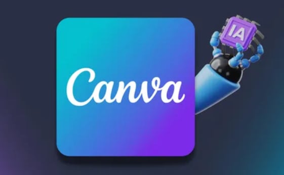 Una mano robótica sostiene un chip con las letras