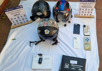 Los elementos secuestrados por la