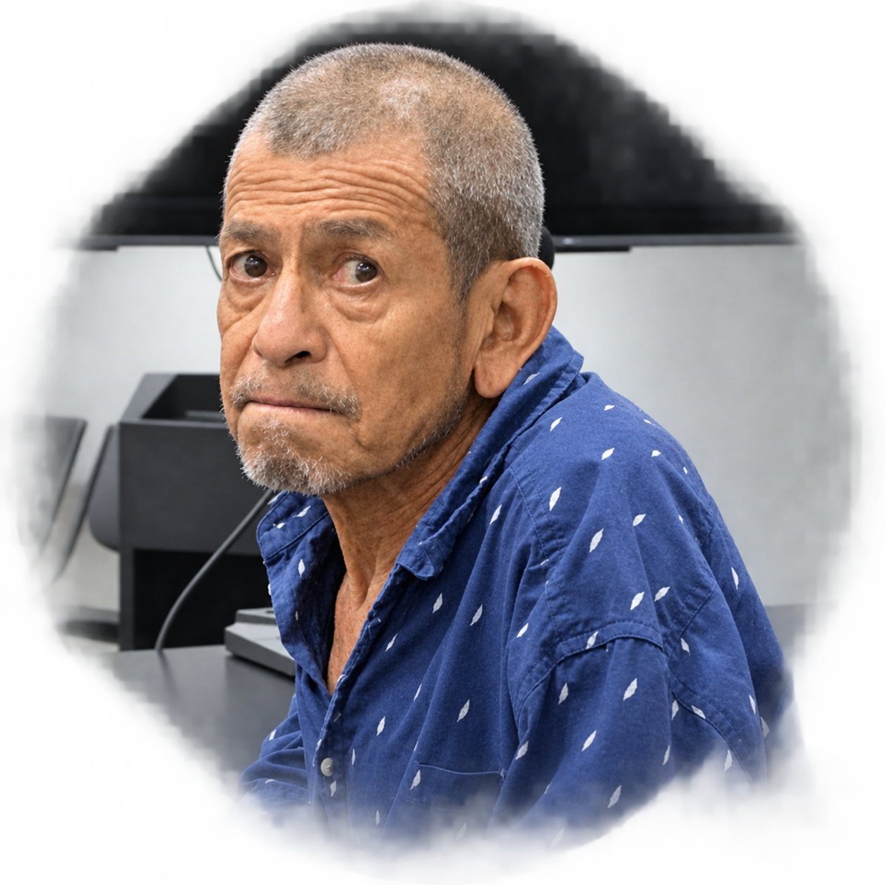 El Tribunal Primero de Sentencia de Santa Tecla declaró culpable a Francisco Barillas Canizalez por el delito de posesión y tenencia./ (Centros Judiciales El Salvador)