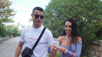 Cristiano Ronaldo y Georgina Rodríguez se dan el "sí, quiero" en Cascais