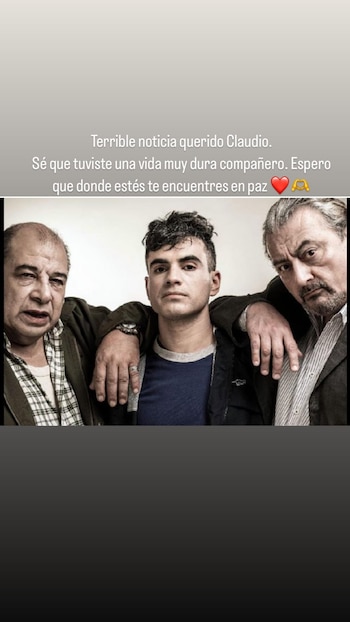 La despedida de famosos a Claudio Rissi