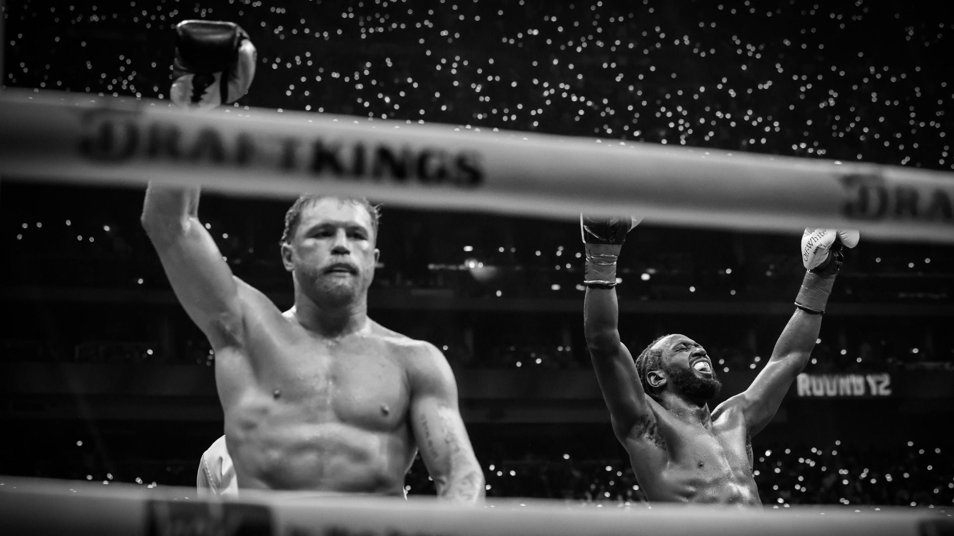 Terence Crawford venció a Canelo Álvarez a pesar de no ser favorito (X@Turki_alalshikh)