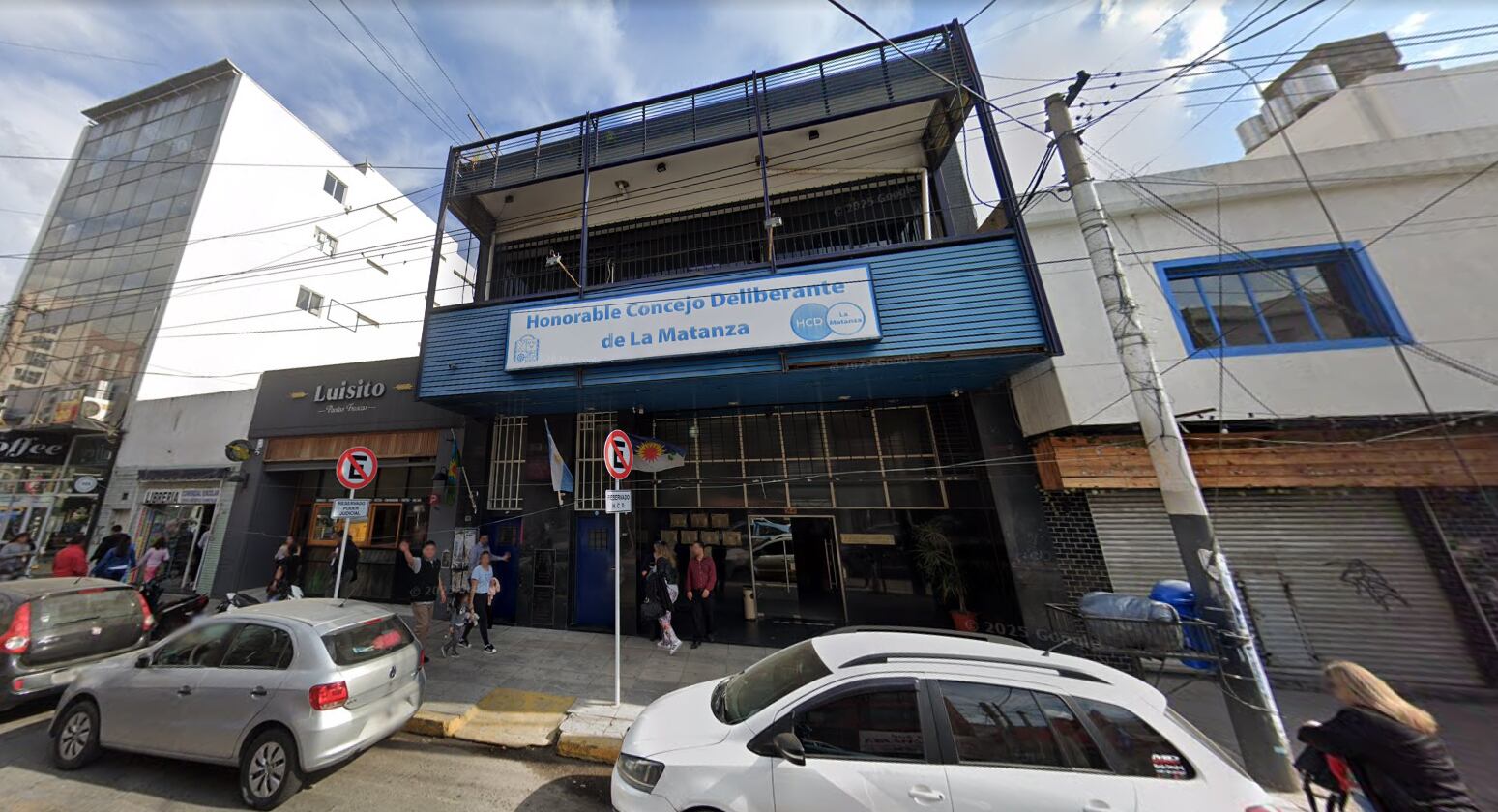 La fachada del Honorable Consejo Deliberante de La Matanza