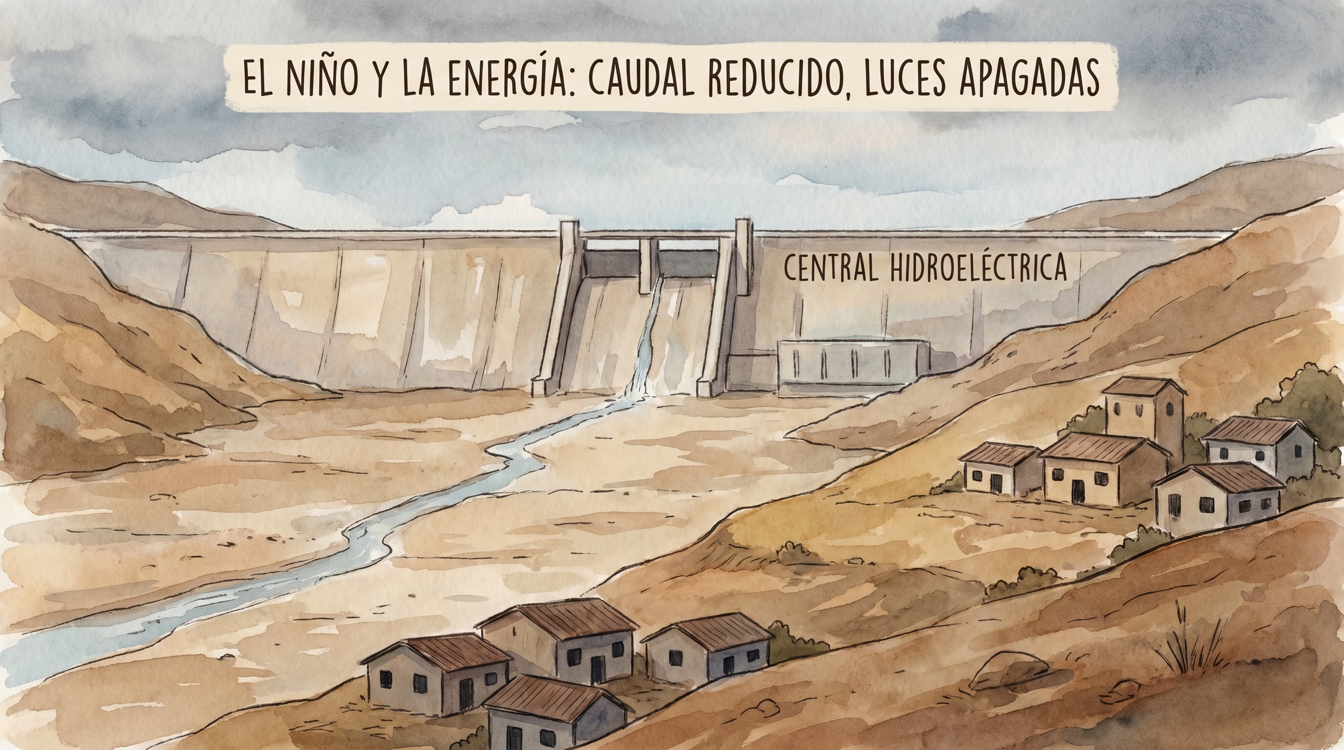 La reducción en los niveles de los embalses podría afectar la generación hidroeléctrica y aumentar la dependencia de fuentes de energía más costosas. (Imagen Ilustrativa Infobae)