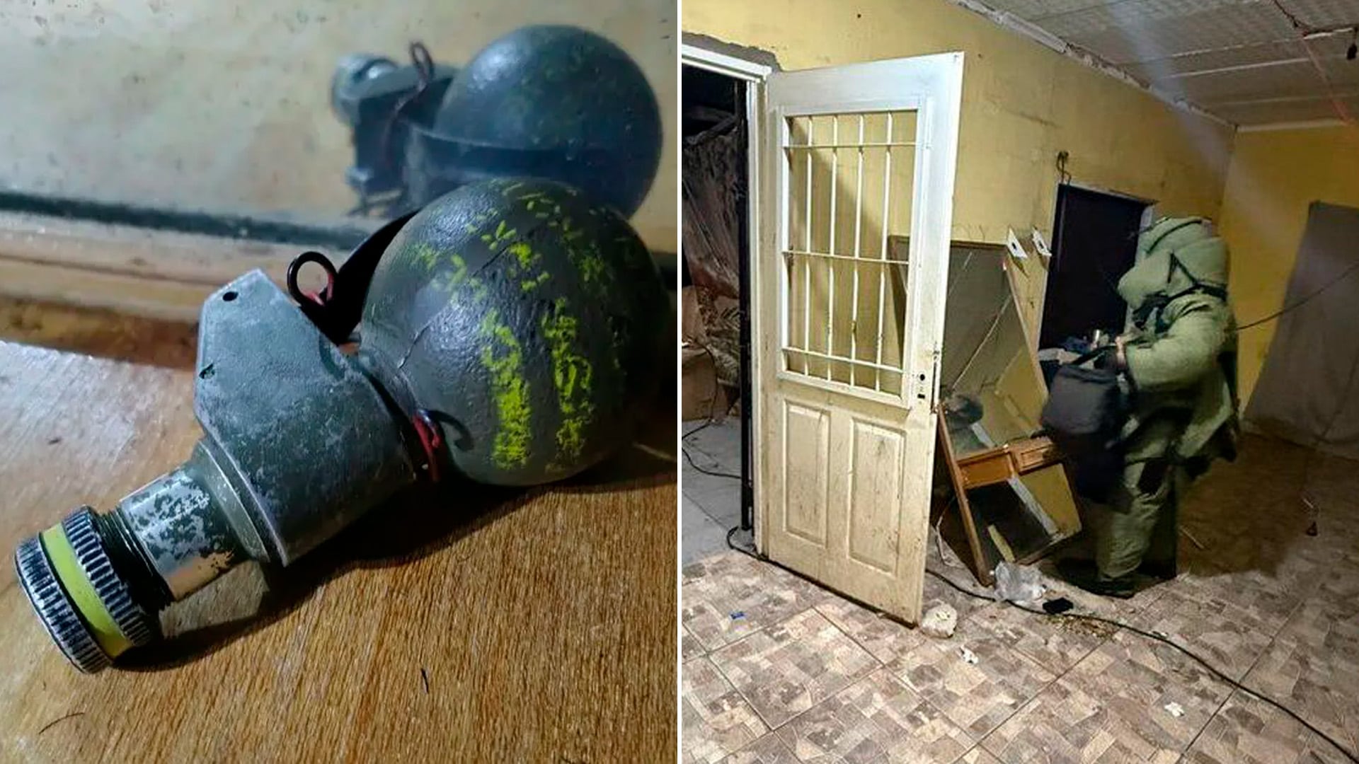 La granada fue detonada de manera controlada por especialistas