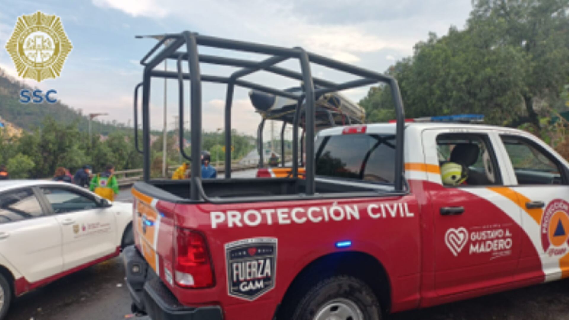 No se reportan personas lesionadas. Foto: X: @OVIALCDMX