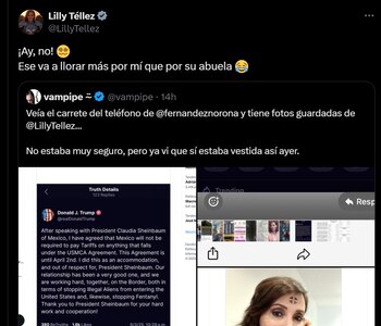 La senadora panista dejó entrever