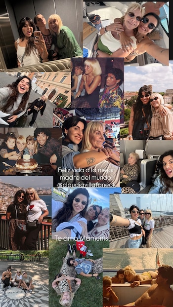 En el cumpleaños de Claudia