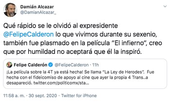 El actor Damián Alcázar ha