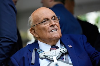 Rudy Giuliani fue hospitalizado en Florida en estado crítico tras desarrollar una neumonía agravada por sus secuelas del 11-S (Foto AP/Seth Wenig, archivo)