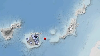 El IGN registra un sismo de magnitud 3,9 en aguas situadas al este de Gran Canaria que fue sentido en varias zonas