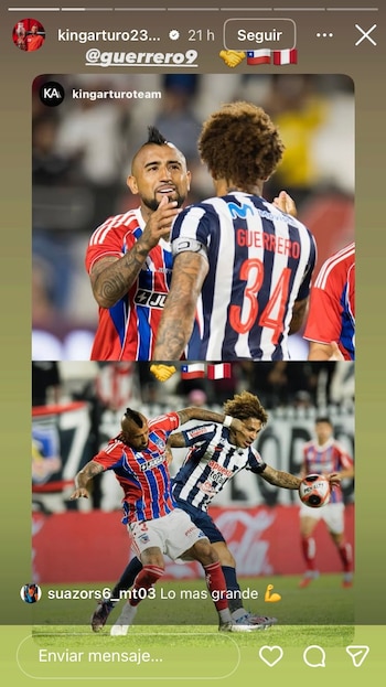 Arturo Vidal comparte mensaje de