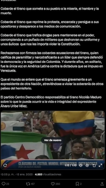 El partido político afirmó que