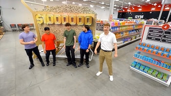 Mexicano gana reto del supermercado de Mr Beast: Juan García estuvo más de 6 meses encerrado (Captura)