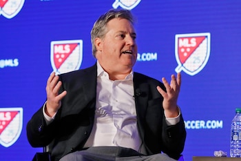Larry Berg sostuvo que su experiencia en capital privado y gobernanza influirá en su gestión al frente de la Major League Soccer (Foto AP/Richard Drew)