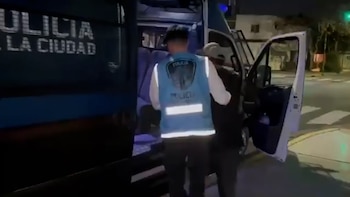 Uno de los sospechosos detenidos.