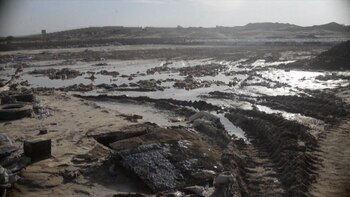 Imagen de lo que dejaron