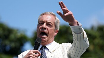 El ultraderechista Nigel Farage es