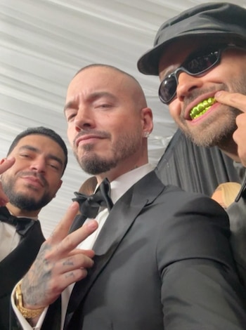 Los famosos subieron foto junto a Feid, demostrando que se llevan muy bien - crédito Instagram