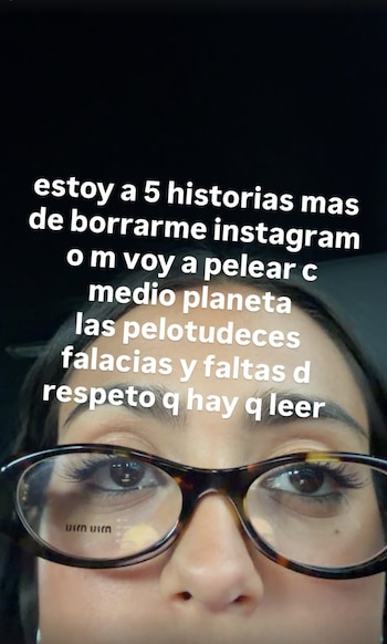 El posteo de Maia Reficco por los mensajes que leyó en la supuesta campaña antiargentina en redes