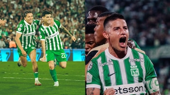 Elías Cabrera confesó sentirse agradecido y privilegiado de compartir equipo con james Rodríguez en Atlético Nacional - crédito Atlético Nacional