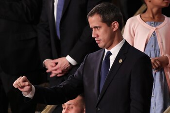 Juan Guaidó en Estados Unidos