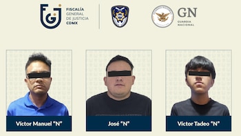 Fiscalía CDMX detiene a tres presuntos miembros del grupo “Don Pollo” en Iztapalapa