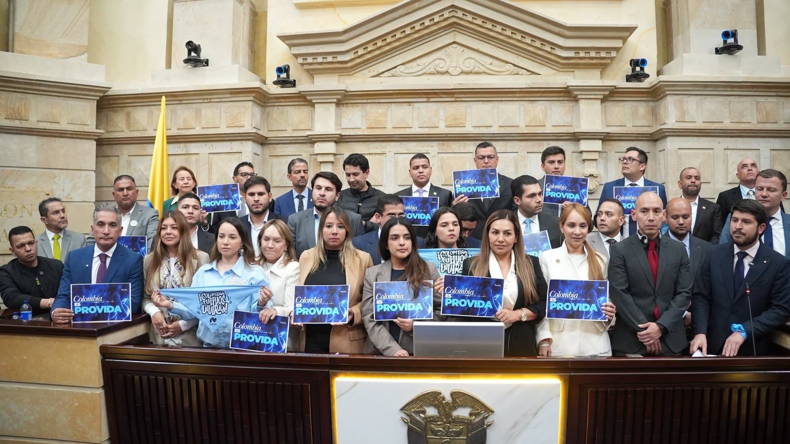 Con 103 congresistas, la bancada Provida quedó establecida en el órgano legislativo - crédito suministrada a Infobae Colombia