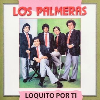 "Loquito por ti", uno de los discos que grabó Stec con Los Palmeras