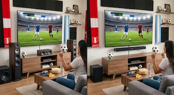 altavoces - barra de sonido - partidos - TV - Mundial - tecnología - 24 de junio